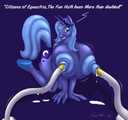 anjuneko breast_expansion breast_inflation breasts friendship_is_magic my_little_pony nipple_penetration princess_luna_(mlp) straight_hair tagme