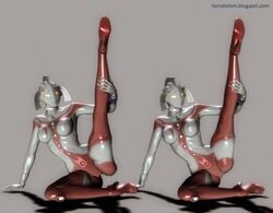 3d alien alien_girl collar mother_of_ultra progression thigh_high_boots thigh_highs thighhighs ultraman_(franchise) umk