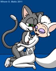 2011 animaniacs anthro cat cats_don't_dance closed_eyes feline female feral fur furry mammal multiple_females no_humans rita_(animaniacs) sawyer uncensored whore_o._matic