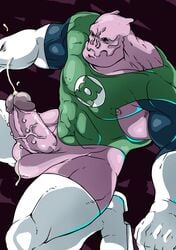 dc green_lantern green_lantern_corps kilowog male_only overcross tagme