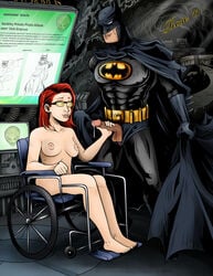 barbara_gordon batgirl batman batman_(series) bruce_wayne dc dc_comics female human male oracle rosenrot straight