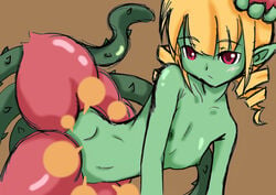 disgaea flora_beast_(disgaea) green_skin pointy_chin tagme