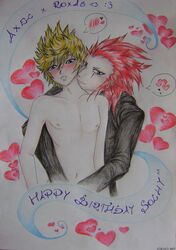 axel_(kingdom_hearts) disney gay kingdom_hearts male_only roxas square_enix tagme