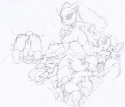 lopunny pokemon pokemon_(species) straight_hair swampert typhlosion zinnthos