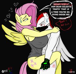 anthro anthrofied fluttershy_(mlp) friendship_is_magic my_little_pony smooth_skin tagme wolfjedisamuel