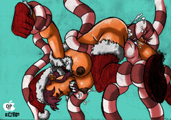 1girls alien anal breasts christmas closed_eyes cosplay cum cum_in_ass cum_in_mouth cum_in_pussy dc dimsumboy22 ejaculation female hat helpless long_hair nipples open_mouth oral orange_skin puffy_nipples rape red_hair restrained santa_claus santa_hat sex starfire teen_titans tentacle vstudios