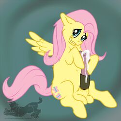 fluttershy_(mlp) friendship_is_magic futanari intersex my_little_pony silver-scarecrow smooth_skin tagme