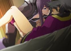 2boys anal_fingering bed bottomless censored gay long_hair lying multiple_boys on_back penis raven_(tov) spread_legs tagme tales_of_(series) tales_of_vesperia yaoi yuri_lowell