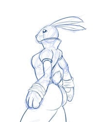 alice_nonomura anthro bloody_roar kaboozlefa rabbit tagme