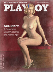 3d fantastic_four female female_only human invisible_woman magazine_cover marvel playboy playtoon solo sue_storm the_pitt