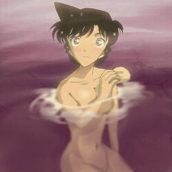 1girl detective_conan edi edited edited_screencap female female_focus female_only nude nude_female ran_mouri shounen_sunday solo solo_female solo_focus tagme tms_entertainment wide-set_eyes