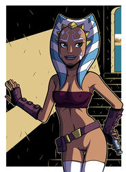 1girls ahsoka_tano clone_wars female female_only jedi jedi_padawan lightsaber linno solo star_wars tagme the_clone_wars:_season_one togruta