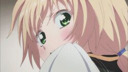 animated blonde_hair green_eyes nova_luminous open_mouth panties undressing yuusha_ni_narenakatta_ore_wa_shibushibu_shuushoku_wo_ketsui_shimashita.