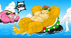 blooper bowser green_shell horns koopa male_only mario_(series) mario_and_luigi_(series) midbus nintendo shell spiky_shell tagme