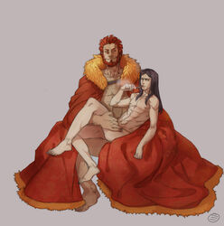 fate/zero fate_(series) iskandar_(fate) lord_el-melloi_ii male male_only rider waver_velvet yaoi