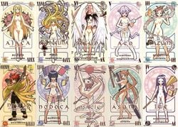 10girls 6+girls akamatsu_ken athlete ayase_yue black_hair blonde_hair blue_eyes books breasts card cards cat_ears cat_tail clothing contortionist evangeline_a.k._mcdowell evangeline_a_k_mcdowell flat_chest fringe hairless_pussy izumi_ako kagurazaka_asuna large_breasts long_hair mahou_sensei_negima mahou_sensei_negima! medium_breasts miyazaki_nodoka multiple_girls negi_springfield nipples nude nude_filter orange_hair pactio pussy red_hair sakura_kazumi sakurazaki_setsuna sasaki_makie small_breasts stockings sword tail teenager weapon wings yukihiro_ayaka