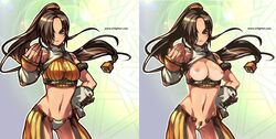 arad_senki bb breasts comparison dungeon_and_fighter dungeon_fighter_online fighter fighter_(dungeon_and_fighter) highres large_breasts long_hair nude_filter photoshop pubic_hair pussy striker_(dungeon_and_fighter) uncensored zaiu8