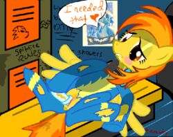 1girls animated clothed cum dildo equine female friendship_is_magic masturbation my_little_pony orgasm pegasus solo spitfire_(mlp) squirt straight_hair tiarawhy wing_boner wonderbolts_(mlp)