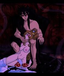 ancient_greece arofexdracona breasts couple duo female greek_mythology hades_(mythology) male mythology nude persephone straight