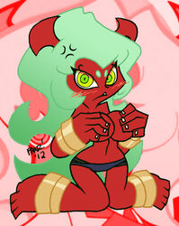 demon_girl panties panty_&_stocking_with_garterbelt praiz red_skin scanty_daemon tagme