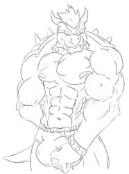 big_balls bowser dischimera disneyishchimera male_only mario_(series) nintendo tagme