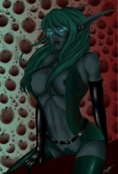 dark_skin death_knight female night_elf tagme turbotauren world_of_warcraft