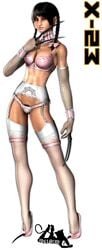 3d bra breasts idelacio marvel new_x-men thighhighs x-23 x-force x-men