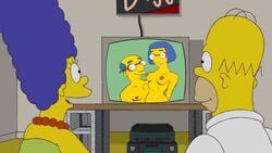 female homer_simpson human kirk_van_houten luann_van_houten male marge_simpson straight tagme the_simpsons