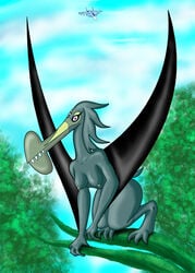 anthro cartoon_network female pterodactyl pterosaur red_eyes reptile tagme the_secret_saturdays zon