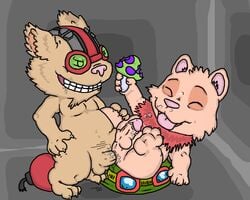 furry league_of_legends riot_games teemo yaoi ziggs