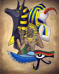 anubis egyptian_mythology horus isis isis_(egyptian_mythology) mythology osiris toth