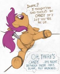 crotchboobs ecmajor friendship_is_magic my_little_pony non-human_areolae scootaloo_(mlp) smooth_skin tagme tiny_crotchboobs