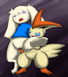 cave_story crossover mimiga pokemon pokemon_bw sue_sakamoto victini vytalibus