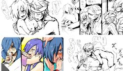 artist_request clothes color falkner fellatio human humanized insertion male male_only morty_(pokemon) multiple_males nude oral penis pokemon sex yaoi