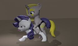 3d cyraks friendship_is_magic my_little_pony rarity_(mlp) source_filmmaker straight_hair strap-on tagme