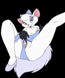 animated anthro disney female fur lowres mammal masturbation miss_kitty_mouse mouse nipples pussy roary rodent tagme the_great_mouse_detective uncensored