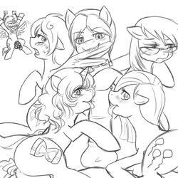 derpy_hooves doctor_who doctor_whooves friendship_is_magic my_little_pony no_humans pinkie_pie_(mlp) smooth_skin the_master