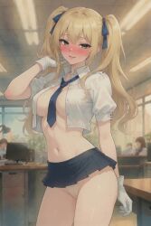 Blonde Female Rule 34 Image