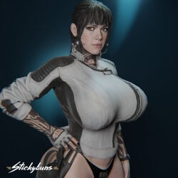 1girls 3d big_ass big_breasts breasts call_of_duty call_of_duty_black_ops_7 clothed curvaceous curvy curvy_figure emma_kagan female hips huge_ass kiernan_shipka large_ass large_breasts light-skinned_female light_skin mature mature_female sfw slim_waist stickybuns straight thick thick_hips thick_legs thick_thighs thighs thighs_bigger_than_head treyarch voluptuous waist wide_hips
