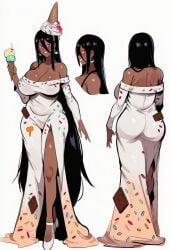 1girls ai_generated ice_cream kortai novelai original_character reference_sheet tagme
