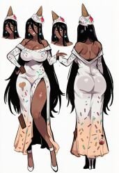 1girls ai_generated ice_cream kortai novelai original_character reference_sheet tagme