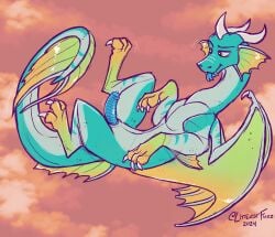 2024 3_horns absurd_res arm_fin blue_body blue_scales blue_tongue bodily_fluids claws colored_sketch digital_drawing_(artwork) digital_media_(artwork) digitigrade dorsal_fin dragon ear_fins erection fan_character fangs feet feral fin forked_tongue genital_fluids genitals hi_res horn hybrid lidded_eyes littlestfuzz male membrane_(anatomy) membranous_wings multi_horn mythological_creature mythological_scalie mythology penis precum quadruped rainwing_(wof) reclining ridged_penis scales scalie seawing_(wof) sketch sky slit_penis solo tail tail_fin talons teeth toe_claws toes tongue tongue_out wing_claws wings wings_of_fire