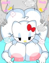 ... 1boy 1girls all_fours anger_vein anthro areola ass ass_grab bed_sheet big_ass big_breasts blush bow breasts cassettedream cat_girl comic completely_nude doggystyle dream-cassette emotionless emotionless_sex feline felis female furry furry_female half-closed_eyes hello_kitty hello_kitty_(character) hello_kitty_(series) hoshime huge_ass huge_breasts human kitty_white large_breasts male male/female mob_face nipples nude nude_female penetration sex solo_focus spoken_ellipsis sweat tail text thick_thighs top-down_bottom-up whiskers white_fur wide_hips