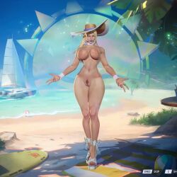 1girls big_breasts blonde_hair bouncing_breasts breasts curvaceous emma_frost emma_frost_(marvel_rivals) emma_frost_(white_wave_queen) female female_only jiggle jiggling_ass jiggling_breasts marvel marvel_rivals mod nude nude_female sound tagme thick_thighs video voluptuous
