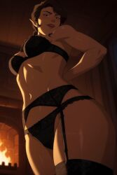 _yumidreams ai_generated black_lingerie critical_role critical_role:_vox_machina dnd dungeons_and_dragons lingerie the_legend_of_vox_machina vex'ahlia