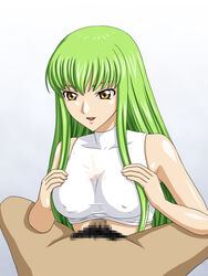 c.c. code_geass cum falchion female human male paizuri paizuri_under_clothes straight