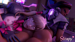black cat d.va from overwatch by strapy