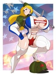 abs biceps breasts female jonpadraws muscles muscular muscular_arms muscular_female muscular_legs muscular_thighs
