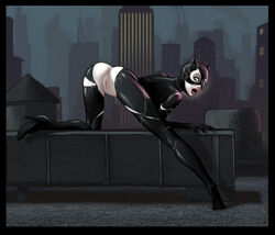 1girls anus ass batman_(series) batman_returns catwoman city cityscape dat_ass dc_comics dc_extended_universe female female_only macabrodentist michelle_pfeiffer pussy rooftop selina_kyle solo tagme tim_burton