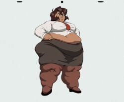 dark-skinned_female fat_female fat_fetish gunsmith_cats rally_vincent softon ssbbw